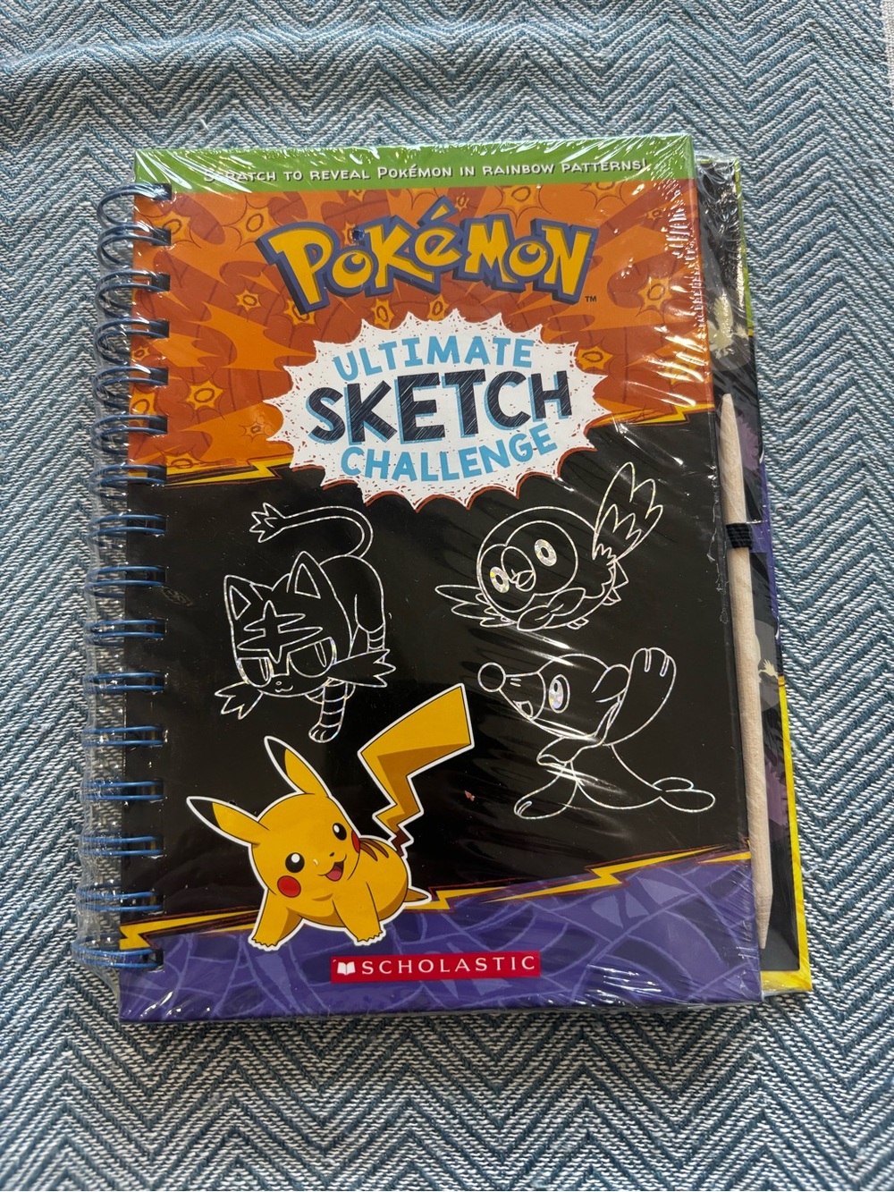 Pokémon Ultimate Sketch Challenge - Black & Orange Sketchbook by Scholastic